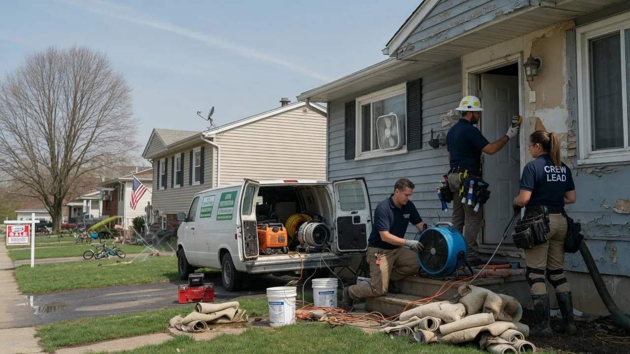 Flood Cleanup in Crete, IL near me