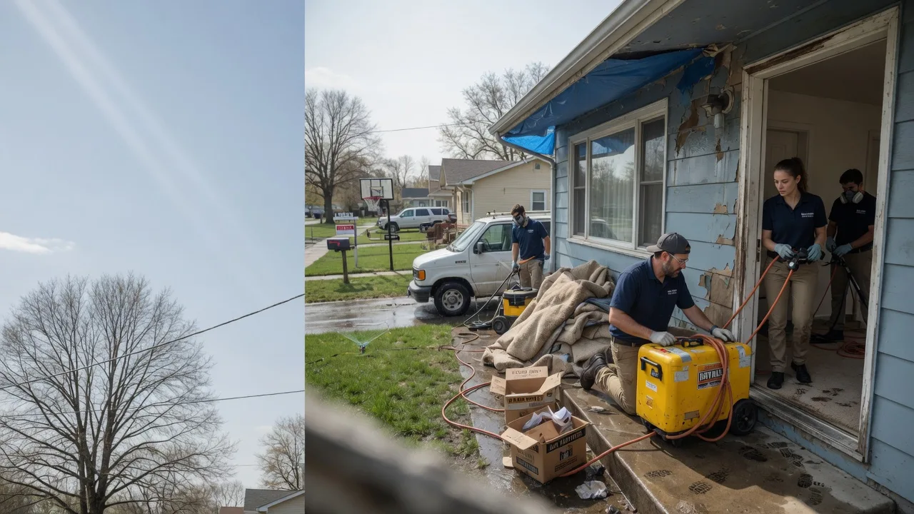 Basement Flood Cleanup in Crete, IL near me